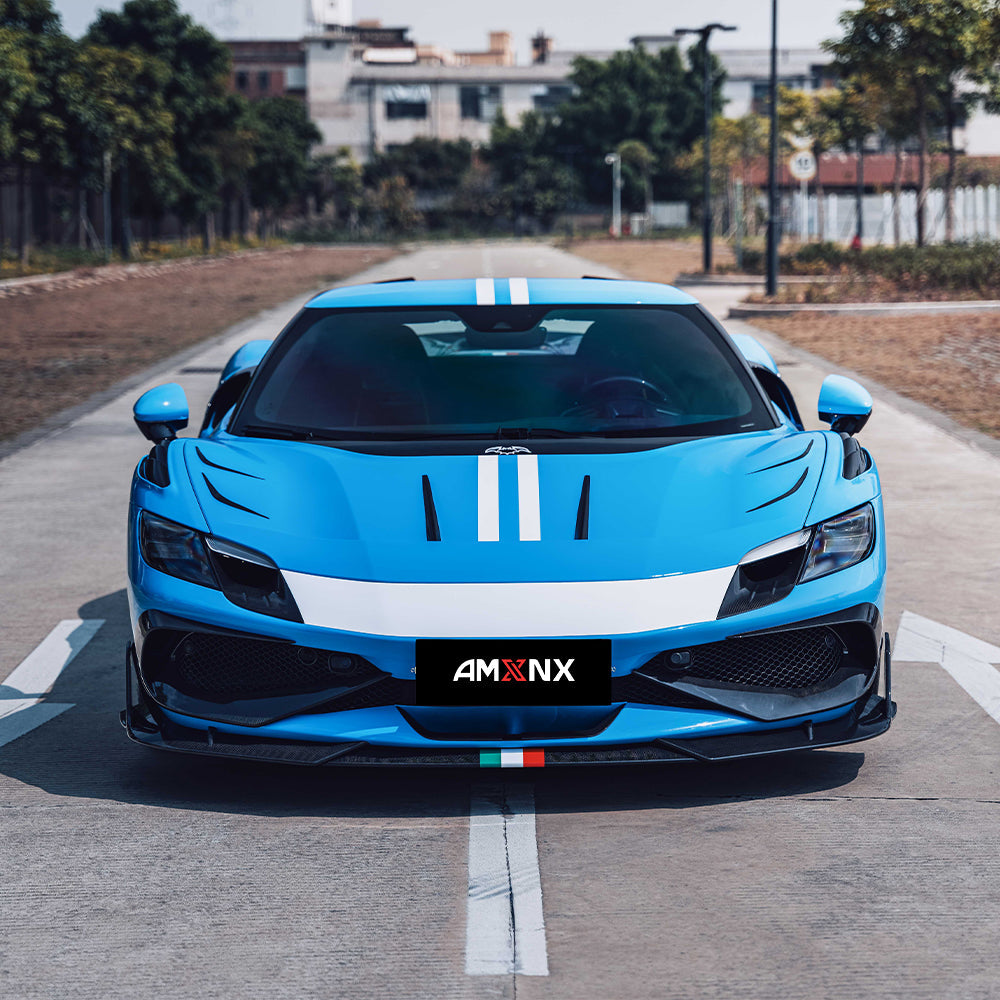 Ferrari 296 Dry carbon fiber Front Lip