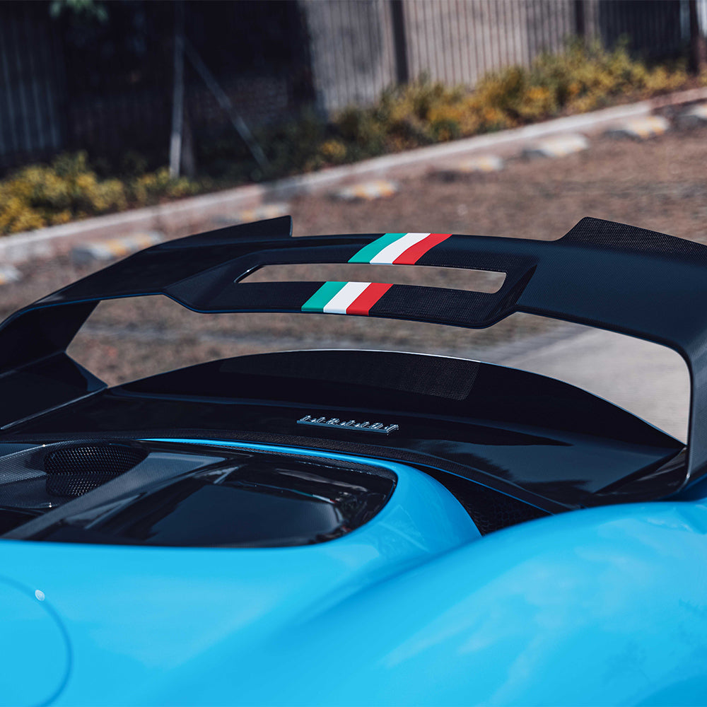 Ferrari 296 Dry carbon fiber Rear Spoiler
