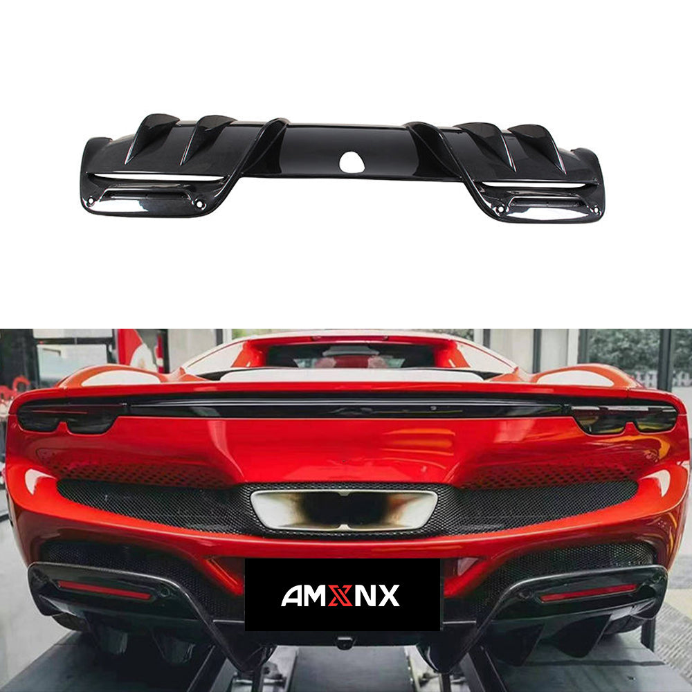 Ferrari 296 Dry carbon fiber Diffuser