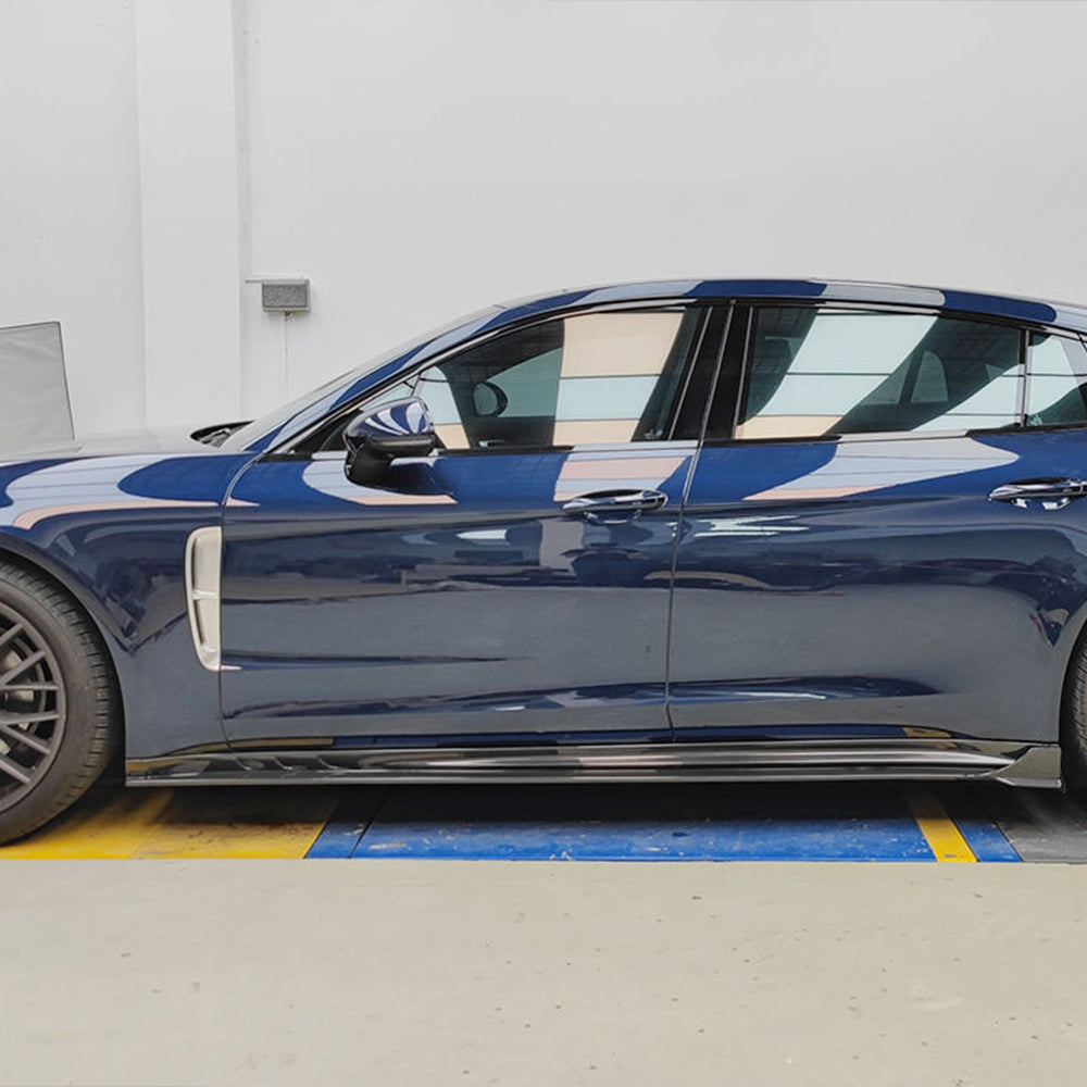 Porsche Panamera 971 Dry carbon fiber Side Skirts