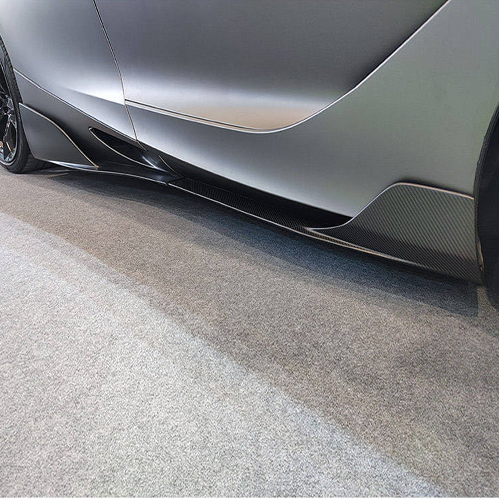McLaren 720S Dry carbon fiber SRY style side skirts