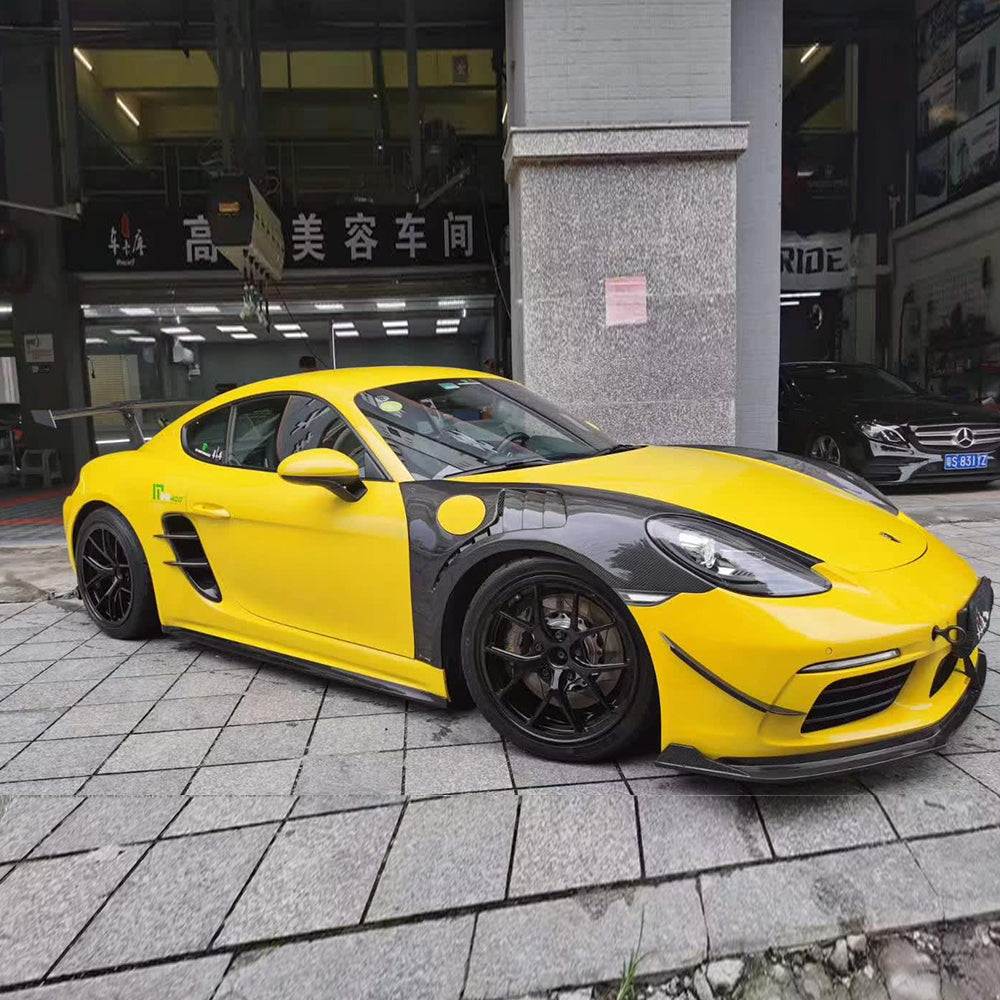 Porsche 718 Boxter/Cayman Dry carbon fiber Side Skirts