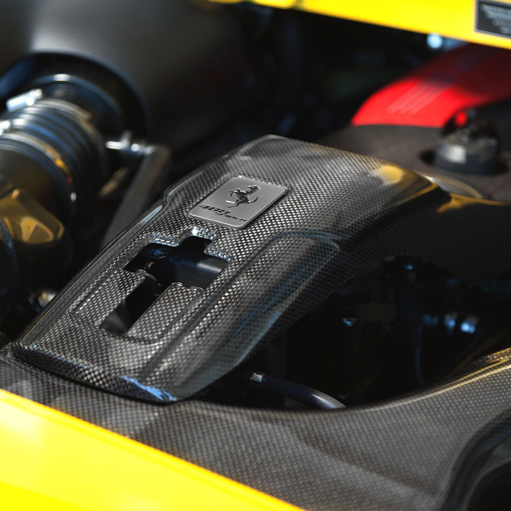 Ferrari 488 SC Dry carbon fiber Engine Cover