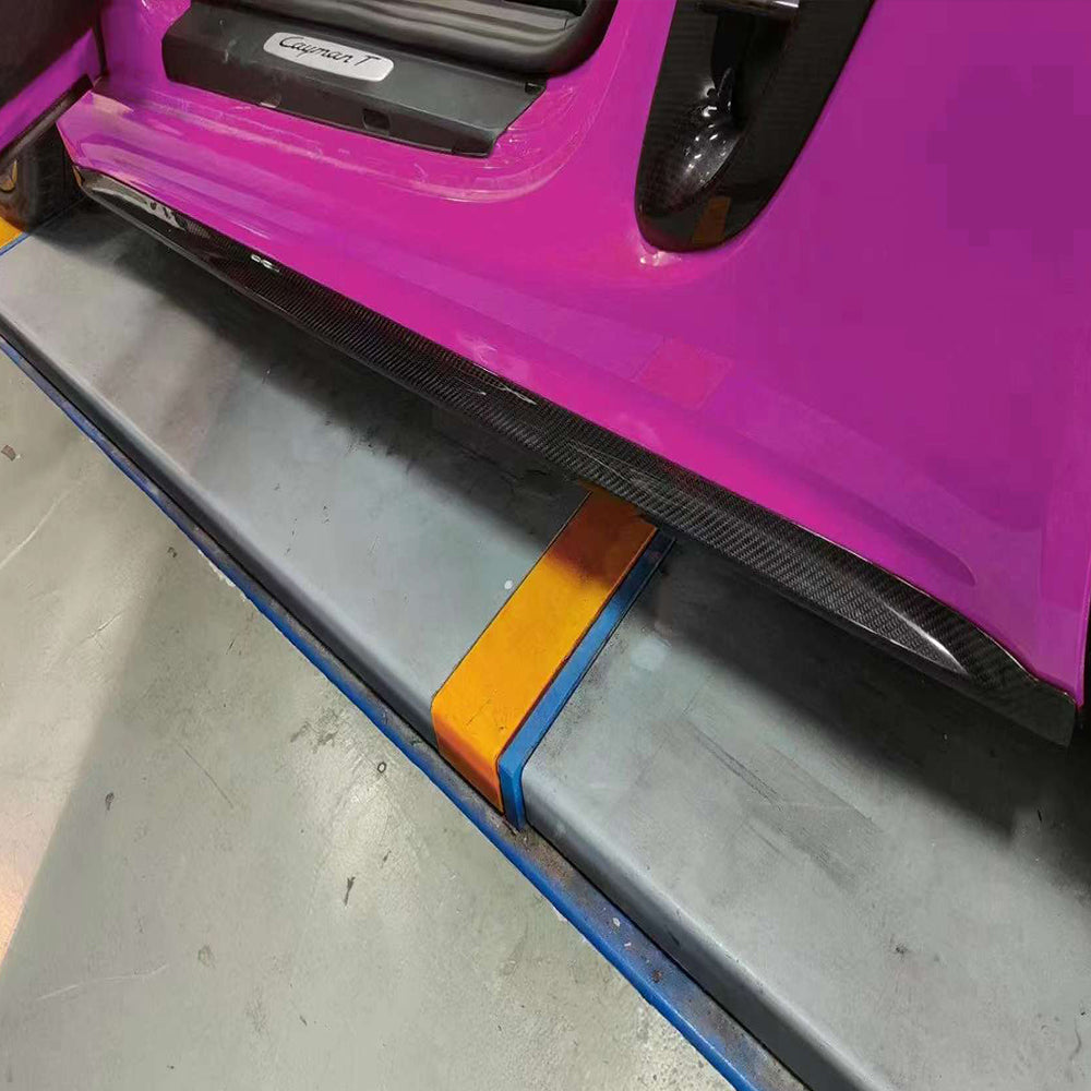 Porsche 718 Boxter/Cayman Dry carbon fiber Side Skirts