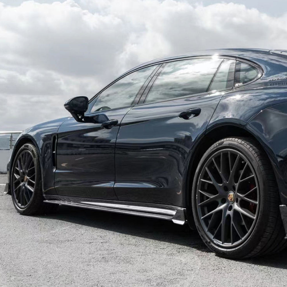 Porsche Panamera 971 Dry carbon fiber Side Skirts