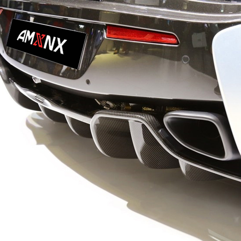McLaren 540C/570S/570GT Dry carbon fiber SRY style Diffuser