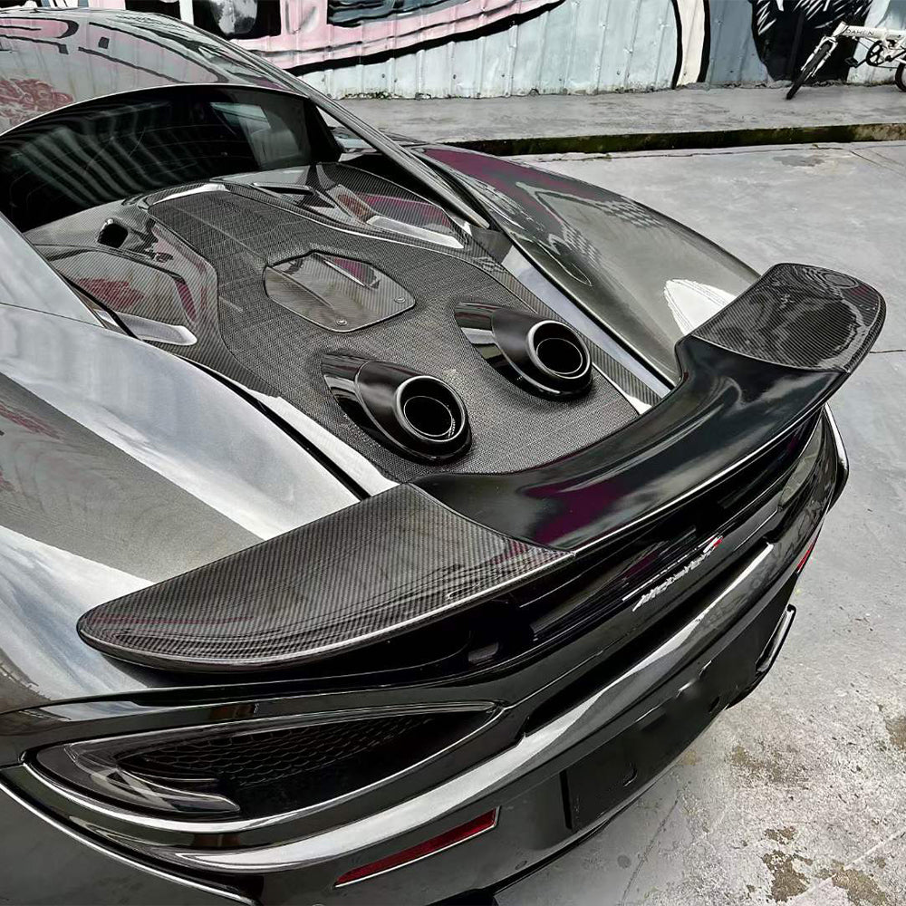 McLaren 540C/570S/570GT Dry carbon fiber Rear wing For Upgraded 600LT