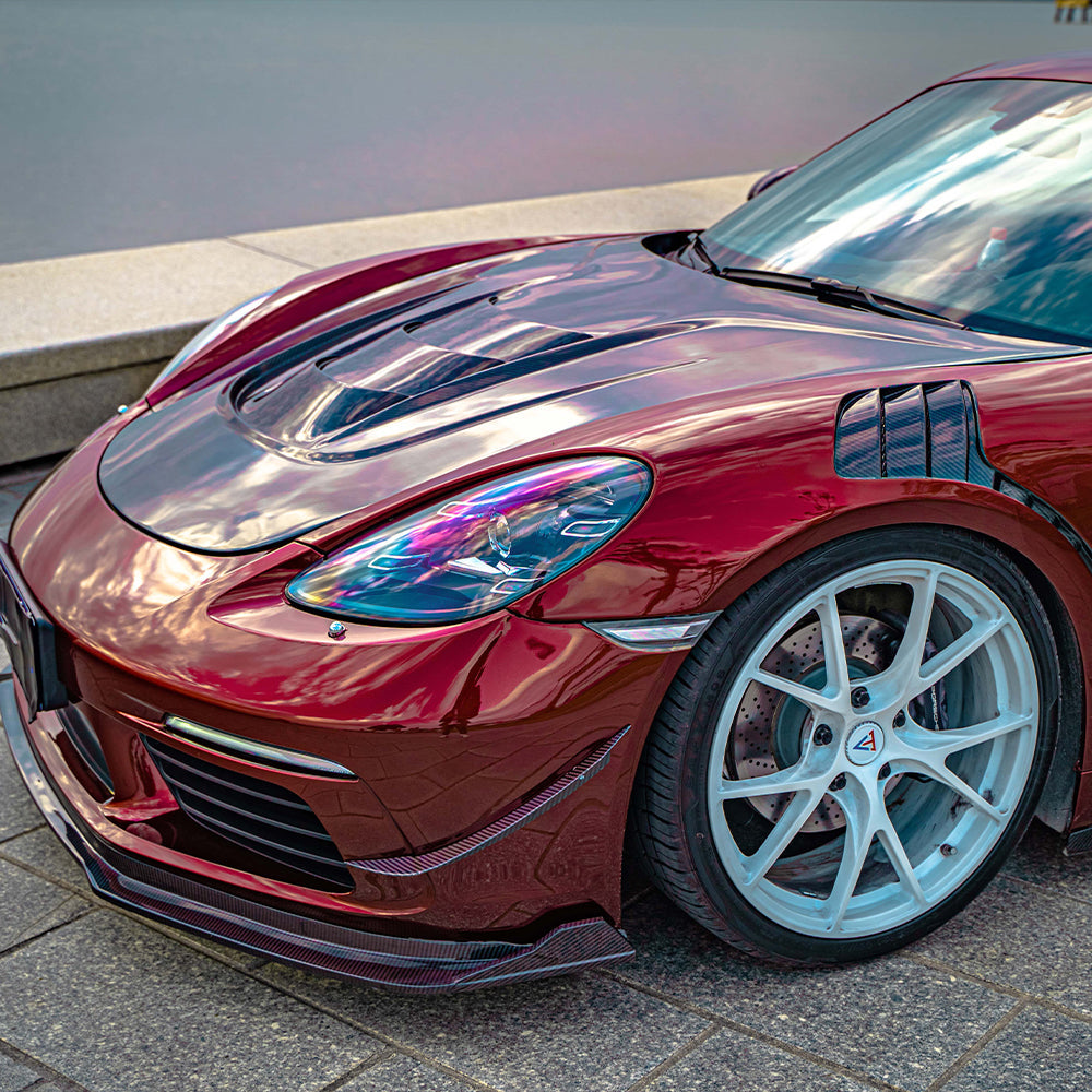 Porsche 718 Boxter/Cayman Dry carbon fiber Engine Hood Cover
