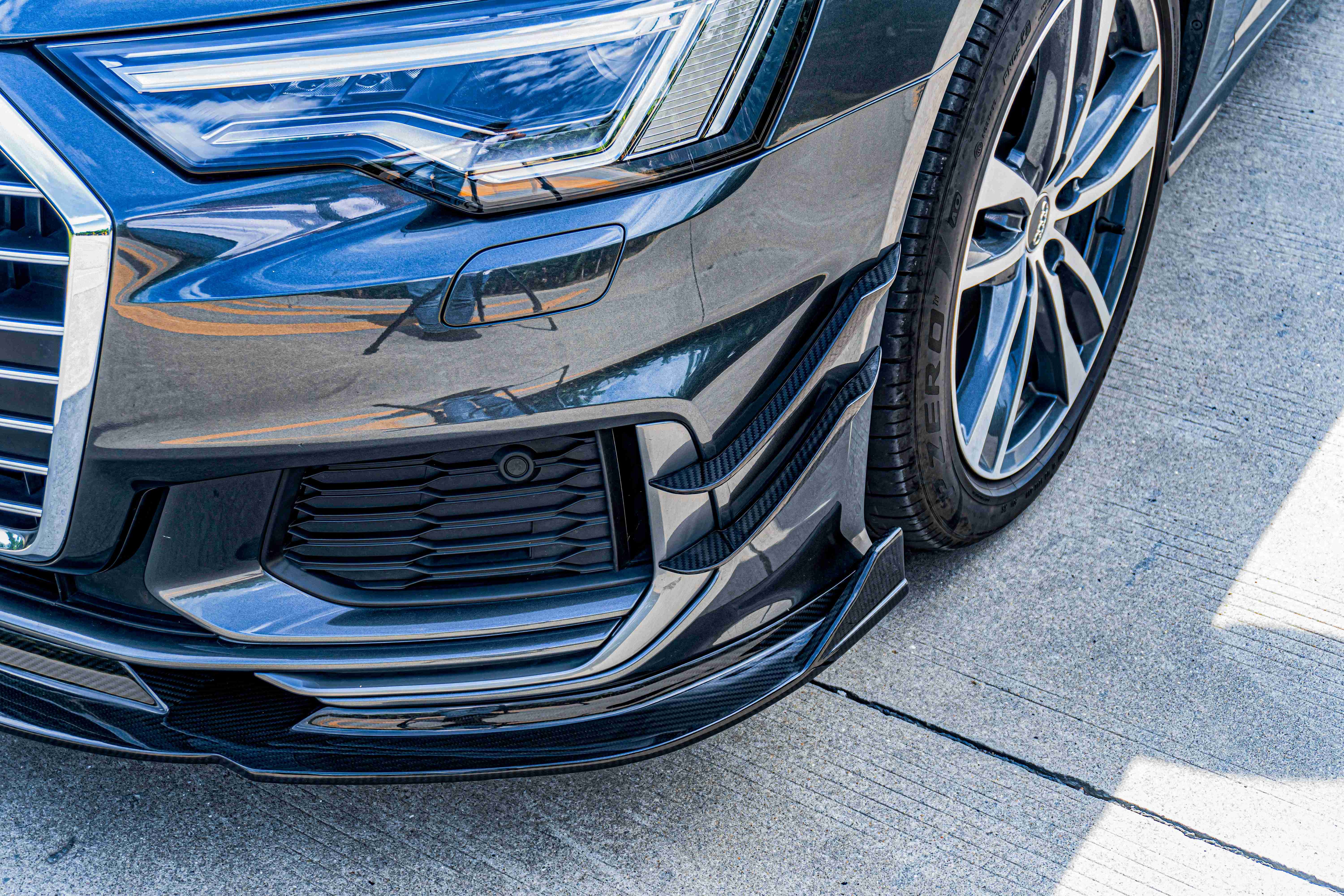 Audi A6/S6 C8 Dry carbon fiber Front Air Knives