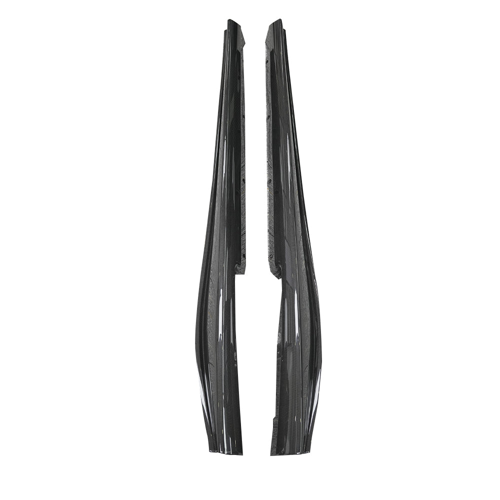 Ferrari 296 Dry carbon fiber OEM Side Skirts
