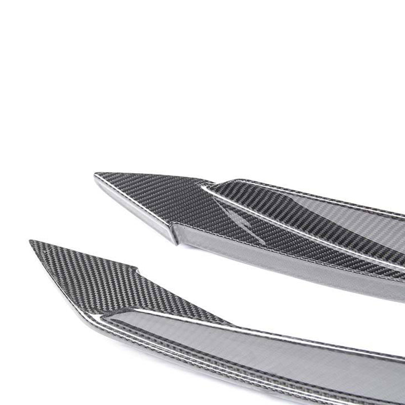 Ferrari F8 Dry carbon fiber Front Air Knives