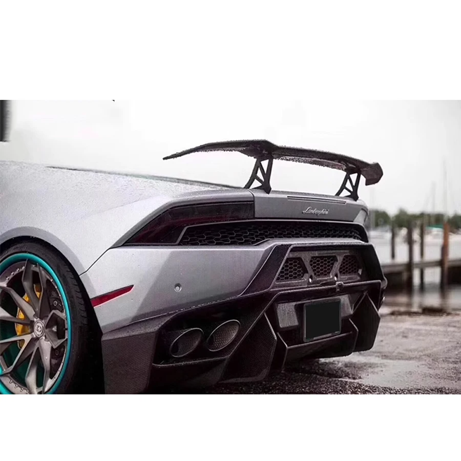 Lamborghini Huracán Dry carbon fiber SV-style Rear Wing