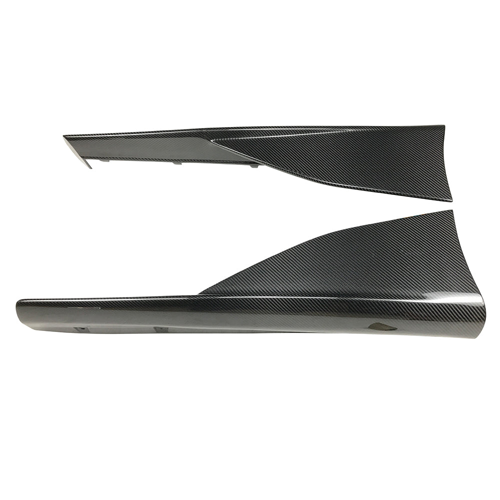 McLaren 540C/570S/570GT Dry carbon fiber Side skirts For Upgraded 600LT
