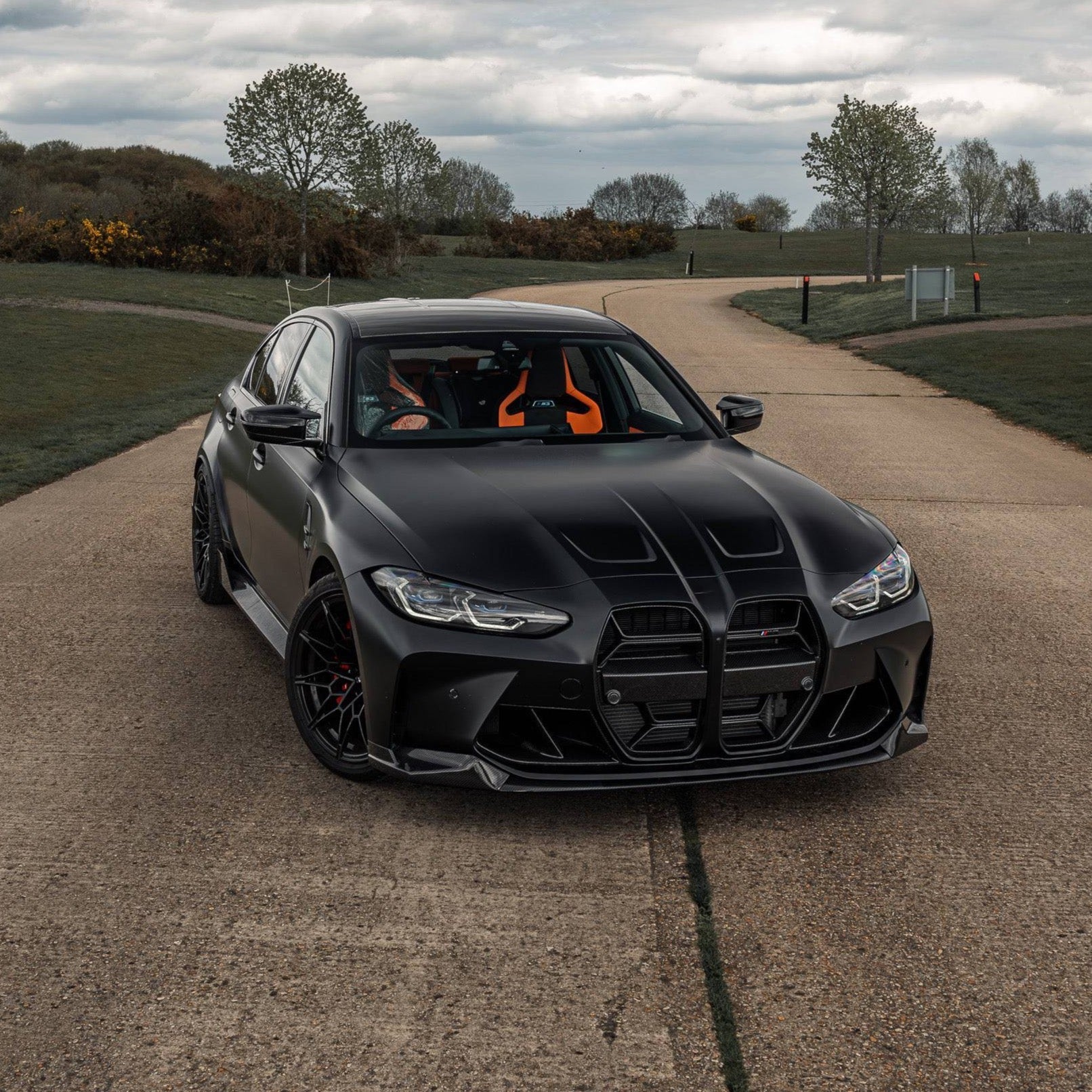 BMW M3/M4 G8x Dry carbon fiber MP Three-Stage Front Lip