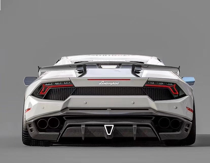 Lamborghini Huracán Dry carbon fiber SD-style Rear Bumper