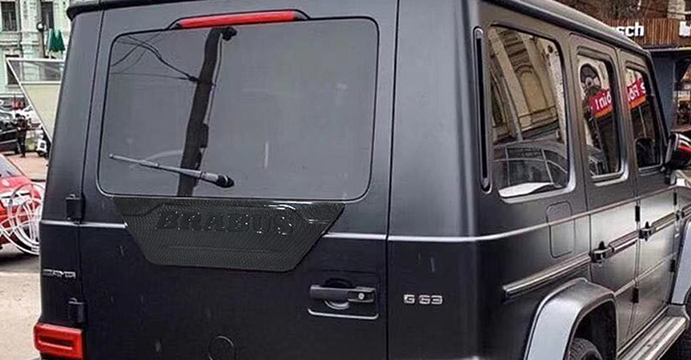 Mercedes-Benz G-Class W463 Dry carbon fiber Rear Cover
