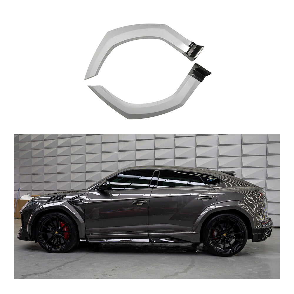 Lamborghini Urus Dry carbon fiber SM-Style Side skirts + wide body