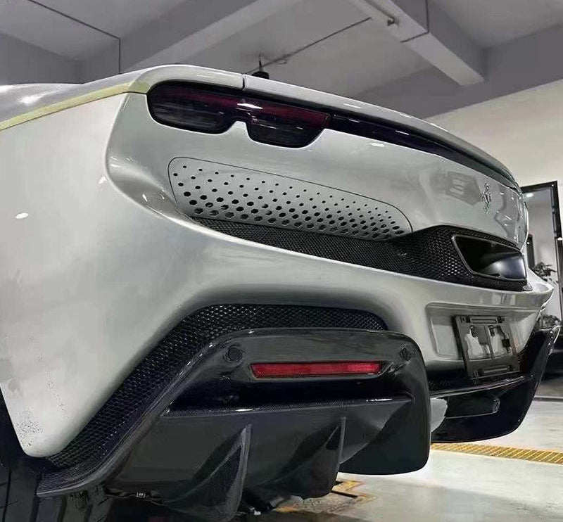 Ferrari 296 Dry carbon fiber Diffuser