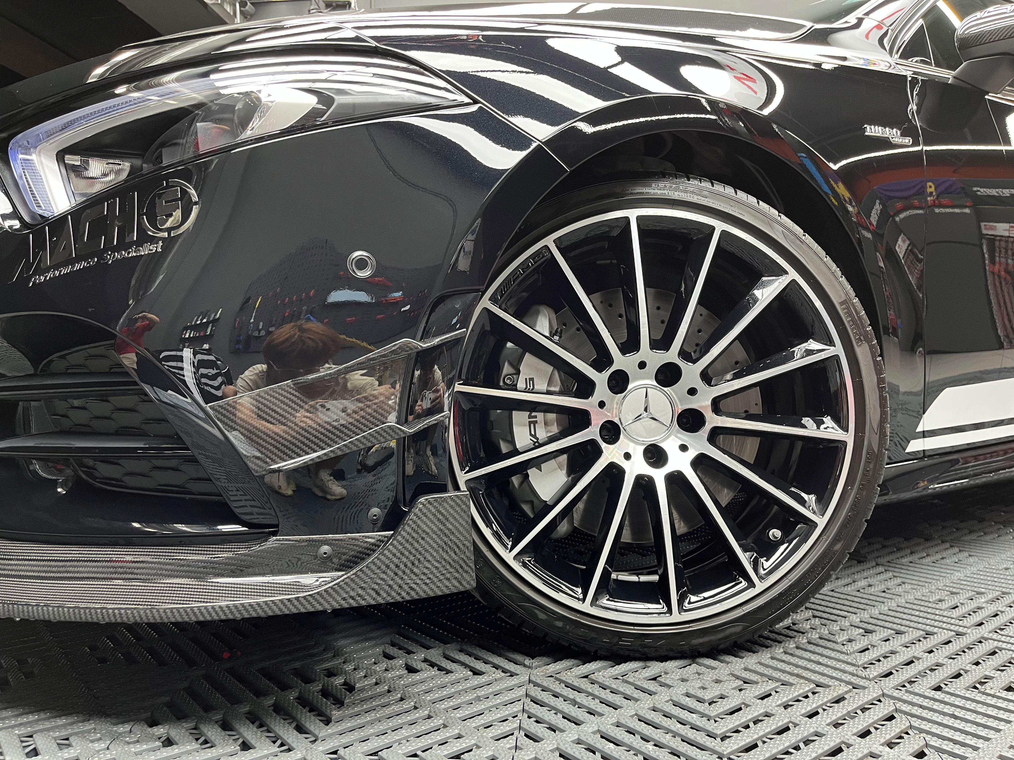 Mercedes-Benz A-Class W177 Dry carbon fiber Front Air Knives