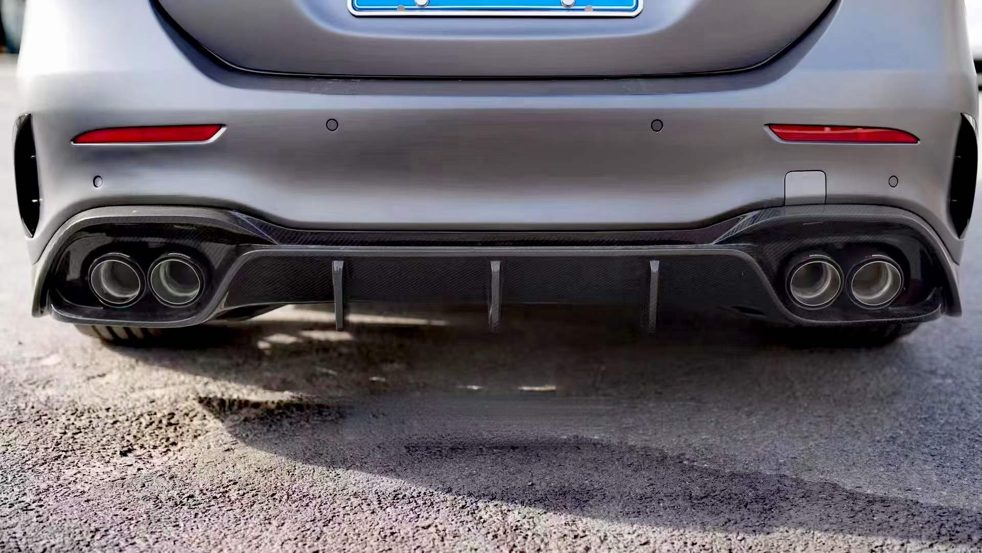 Mercedes-Benz A-Class W177 Dry carbon fiber Diffuser