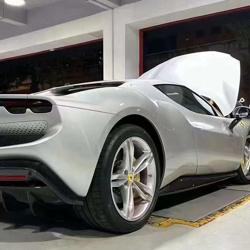 Ferrari 296 Dry carbon fiber Side Skirts