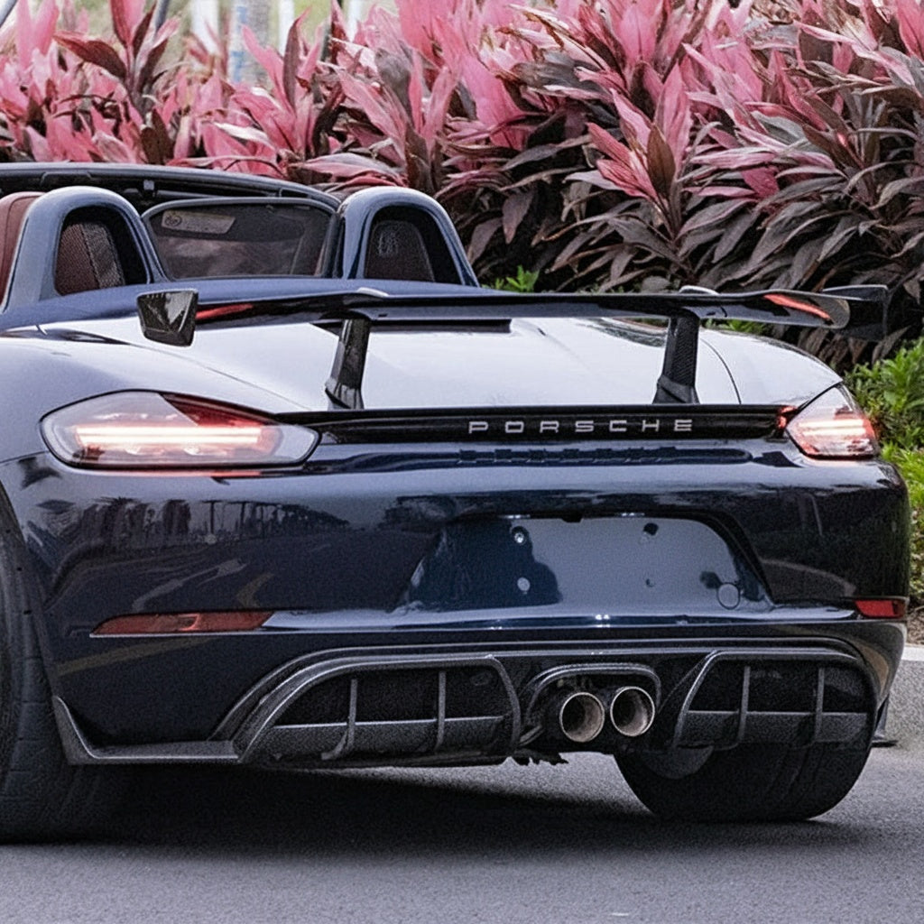 Porsche 718 Boxter Dry carbon fiber Rear Wing