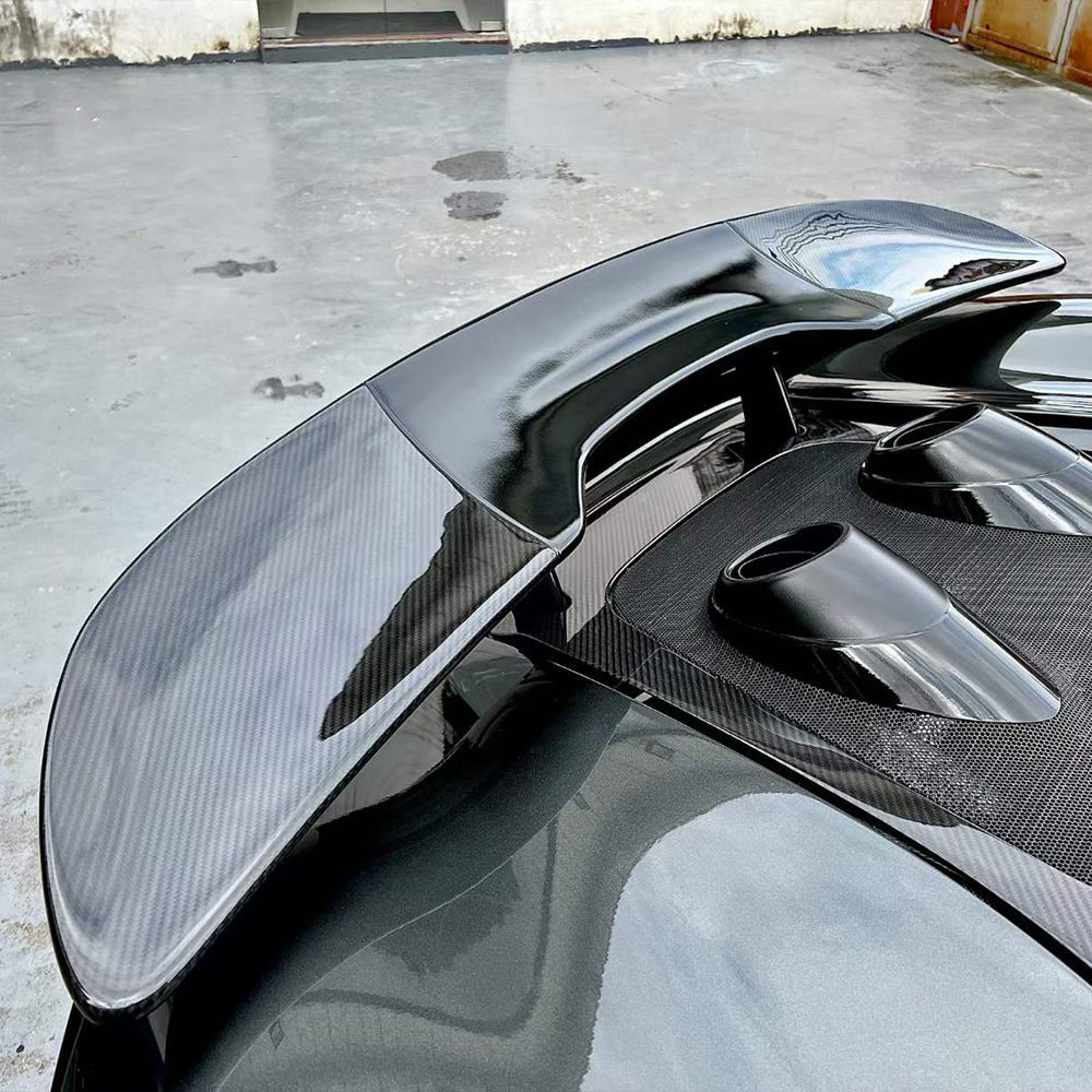 McLaren 540C/570S/570GT Dry carbon fiber Rear wing For Upgraded 600LT
