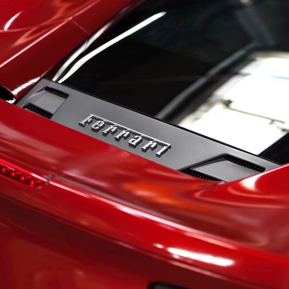 Ferrari 488 SC Dry carbon fiber Rear Cover Air Plate