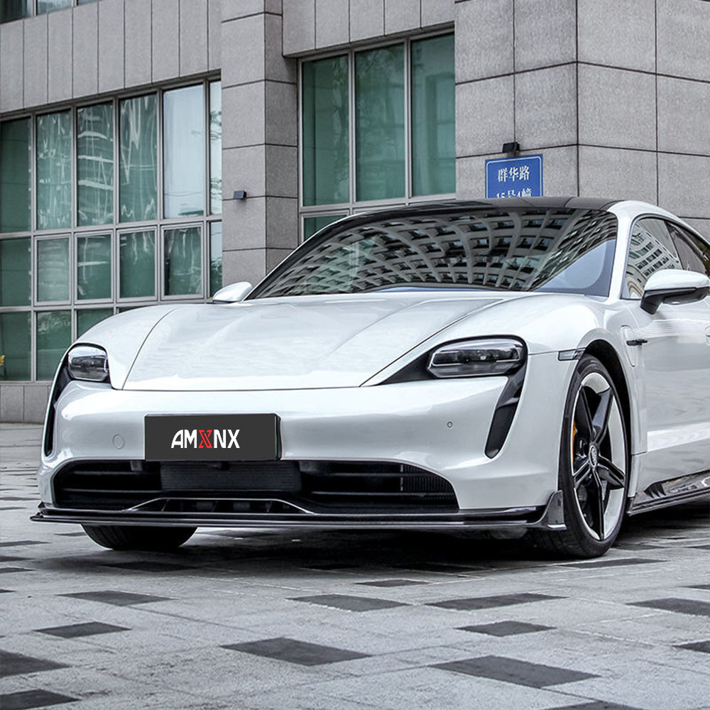 Porsche Taycan Dry carbon fiber Front Lip