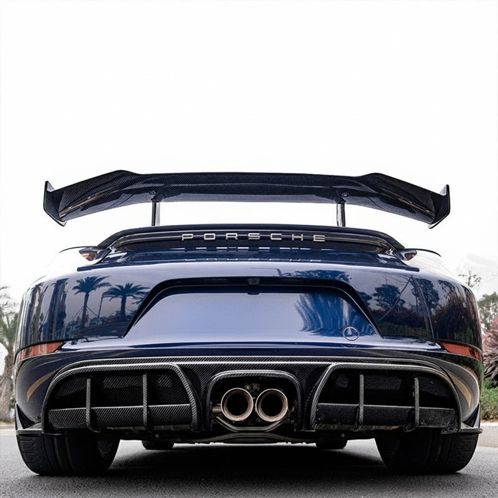 Porsche 718 Boxter/Cayman Dry carbon fiber Diffuser