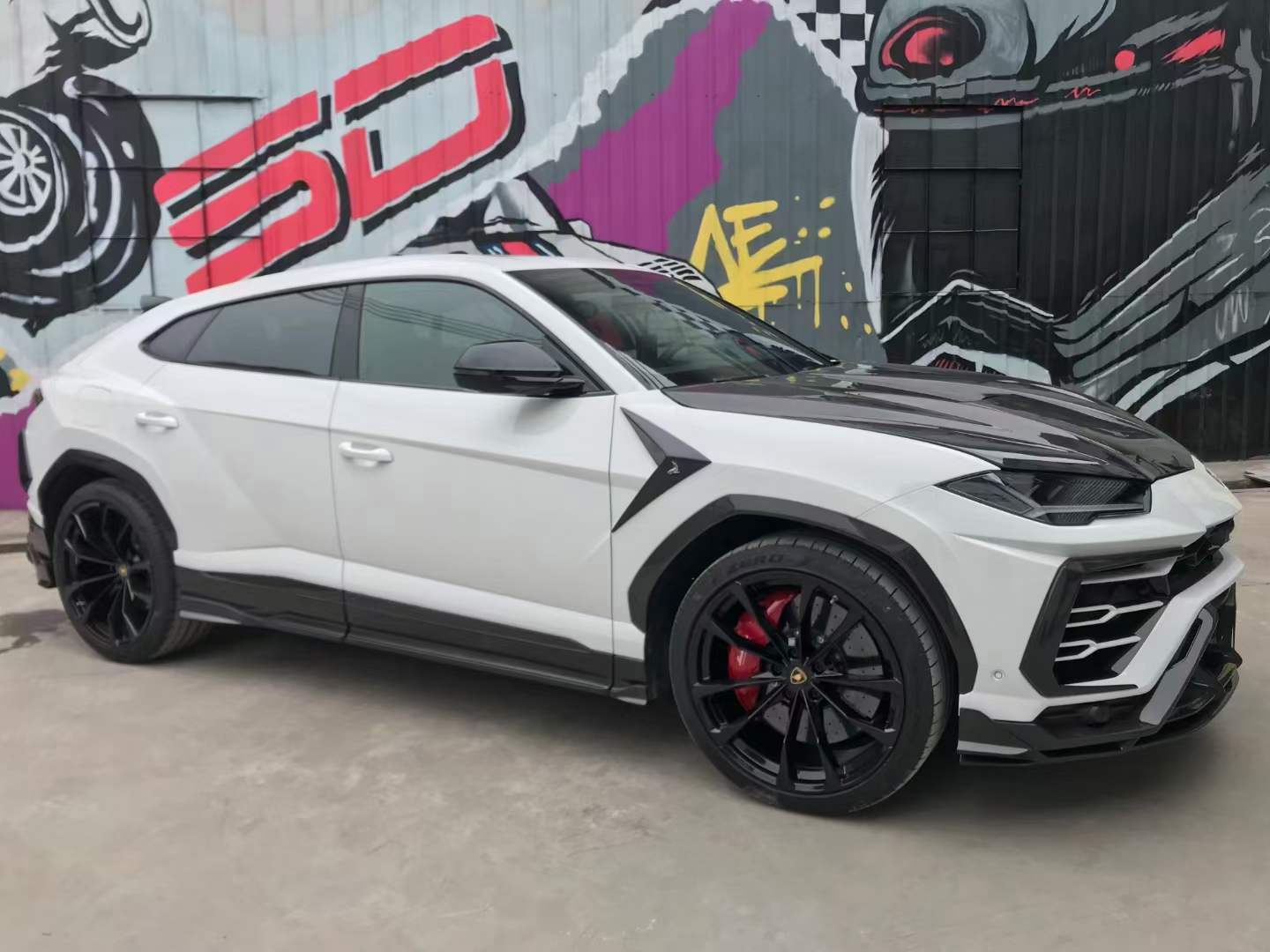 Lamborghini Urus Dry carbon fiber STOP-Style Fender Trims