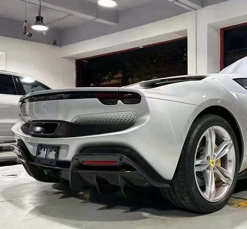 Ferrari 296 Dry carbon fiber Diffuser