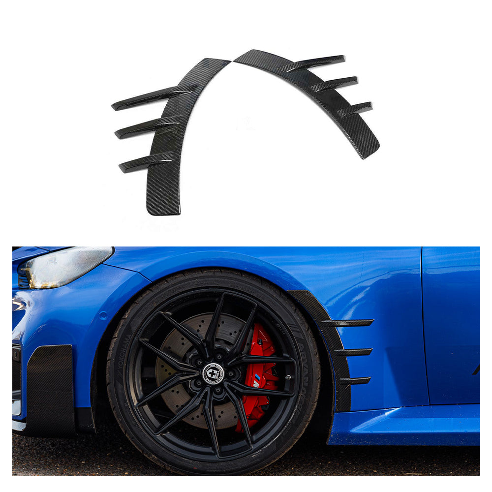 BMW M2 G87 Dry carbon fiber Front Fender Trim