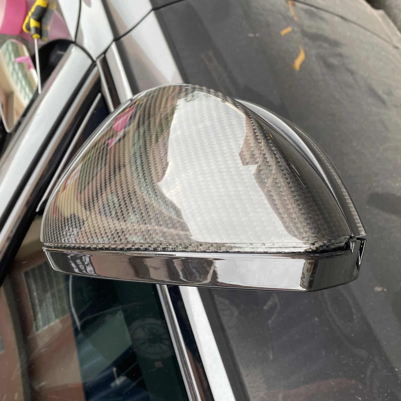 Audi A6/S6 C8 Dry carbon fiber rearview Mirrors