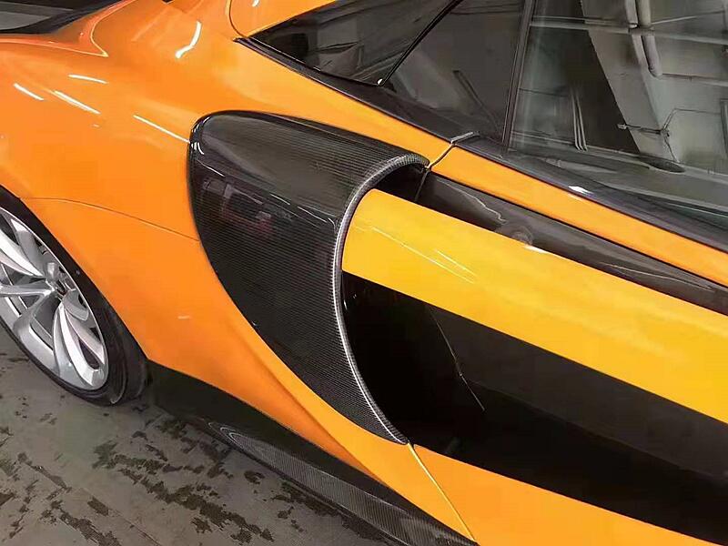 McLaren GT SN-Style Dry carbon fiber Rear Fender Trims