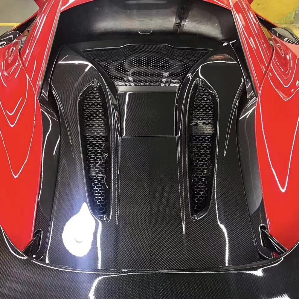 McLaren 570S/540C/570GT Dry carbon fiber OEM-style Rear Engine Bay Cover