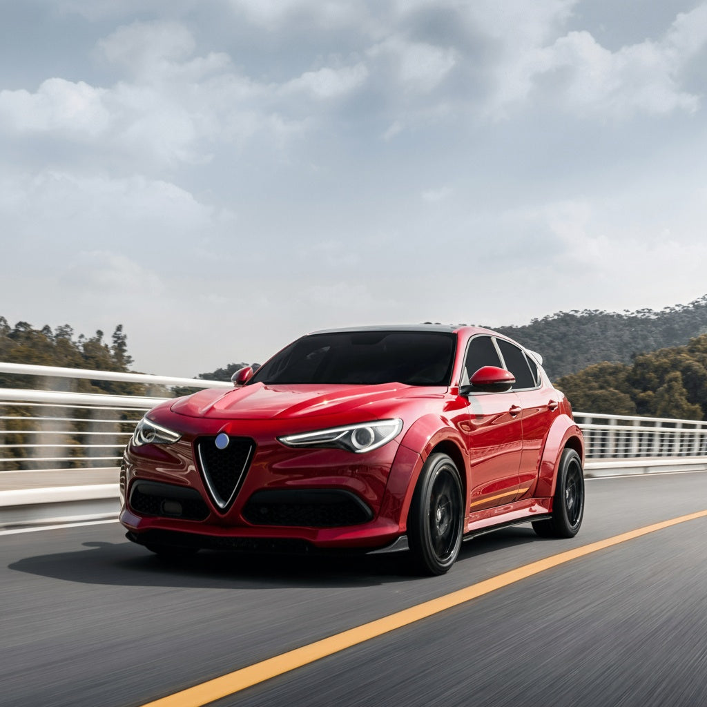 Alfa Romeo Stelvio Dry carbon fiber Widebody kit