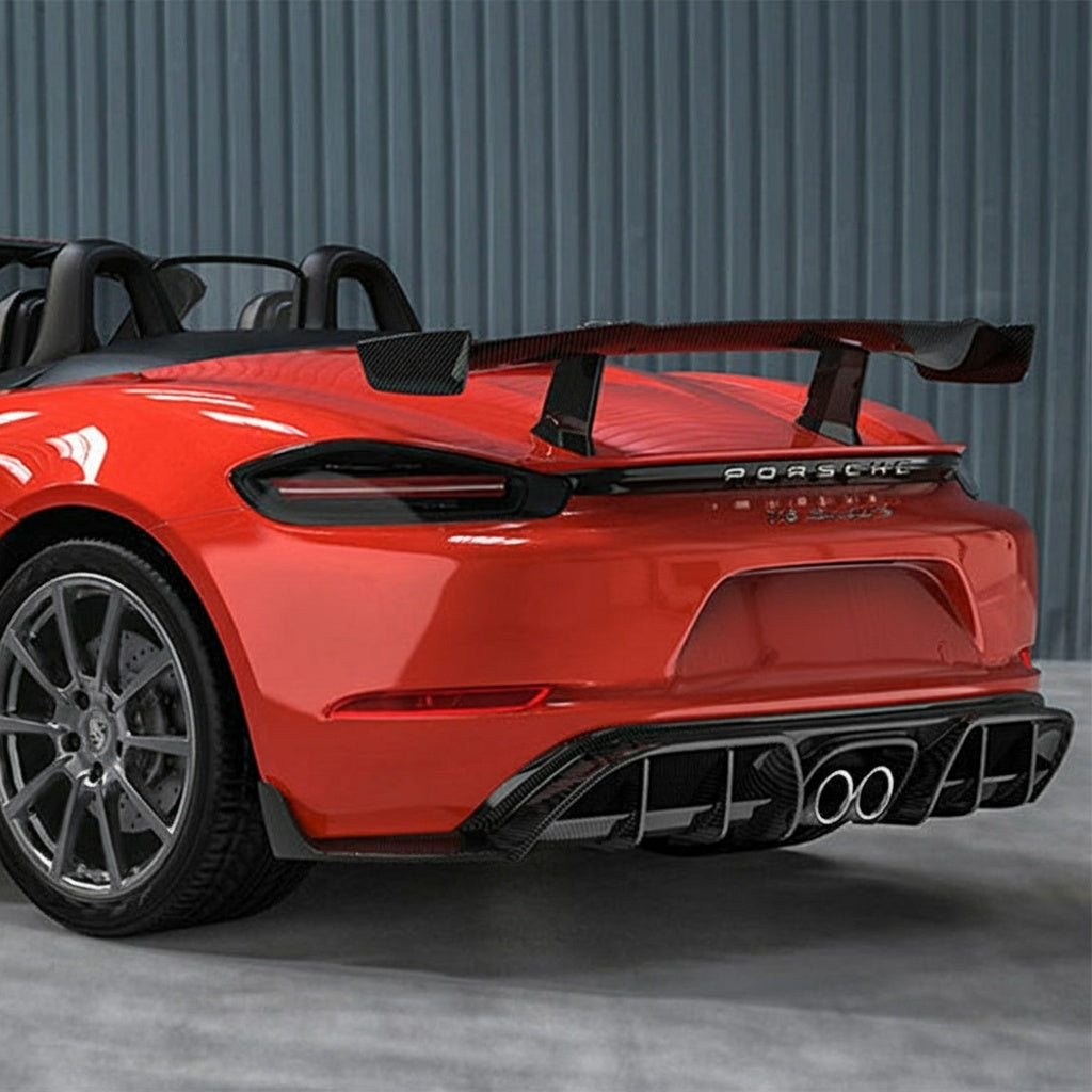 Porsche 718 Boxter Dry carbon fiber Rear Wing