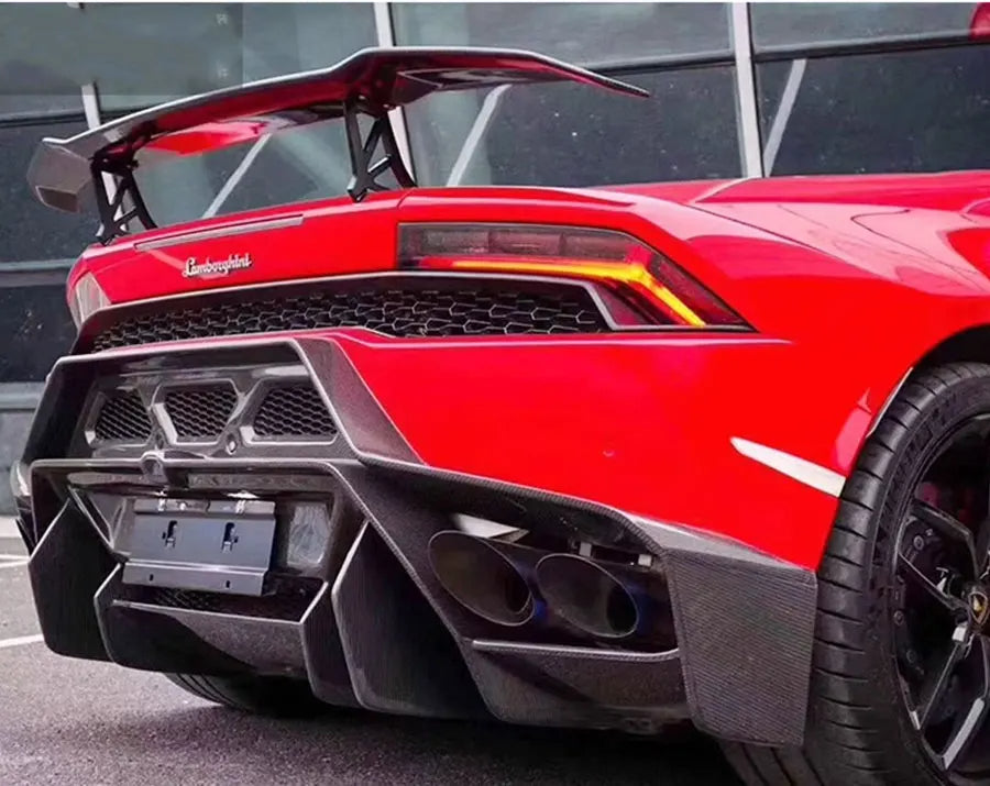 Lamborghini Huracán Dry carbon fiber SV-style Rear Wing