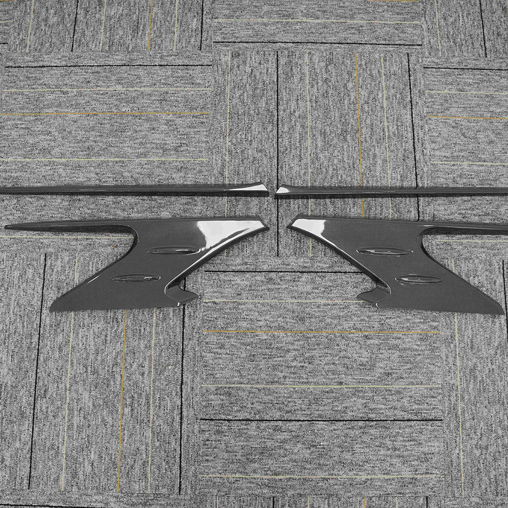Ferrari 296 Dry carbon fiber Upper Side Skirts