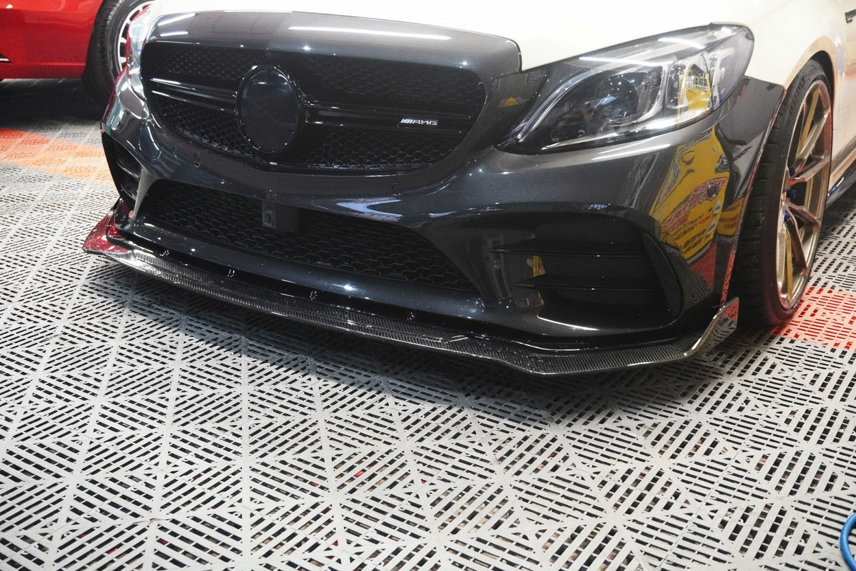 Mercedes-Benz C-Class W205 AMG-Line Dry carbon fiber Front Lip