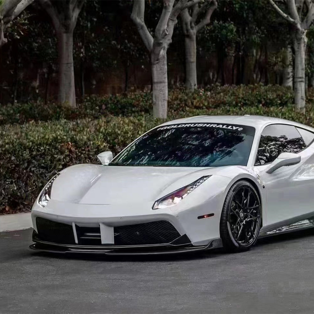 Ferrari 488 Dry carbon fiber Front Lip