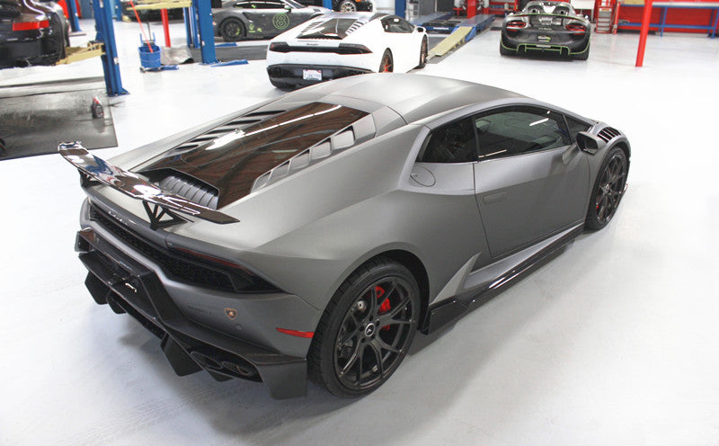 Lamborghini Huracán Dry carbon fiber SV-style Rear Wing