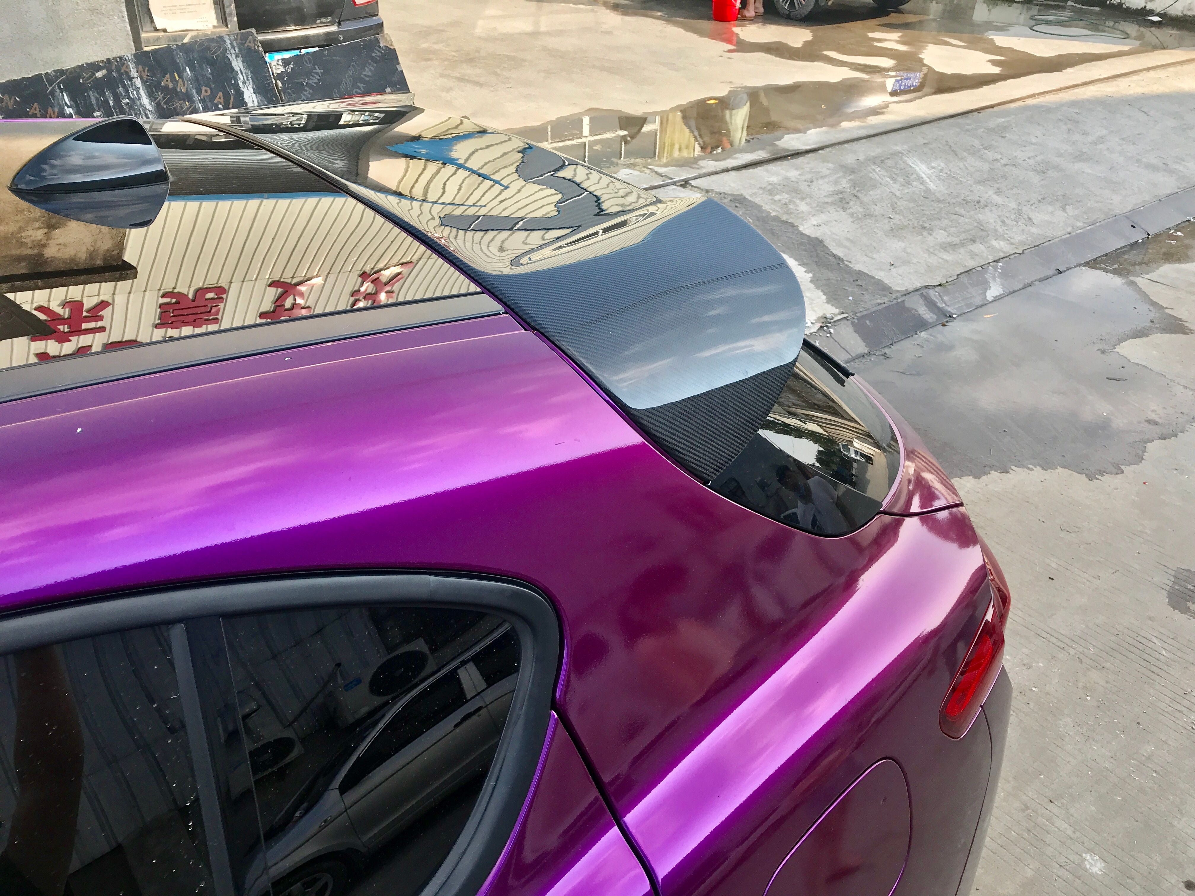 Alfa Romeo Stelvio Dry carbon fiber Rear Spoiler