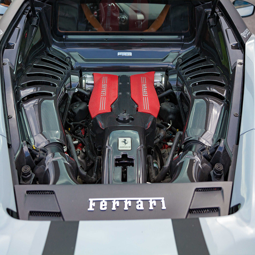Ferrari 488 SC Dry carbon fiber Air Intake Box
