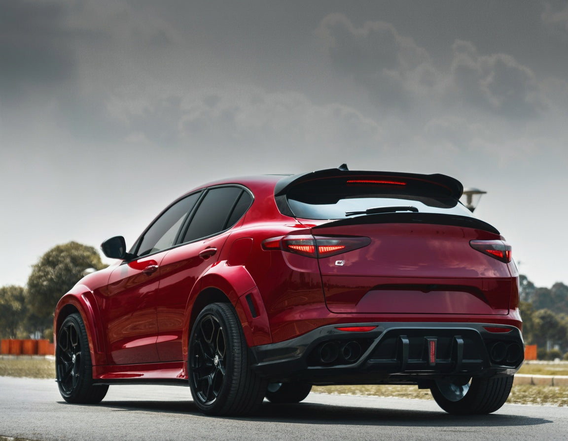 Alfa Romeo Stelvio Dry carbon fiber Widebody kit