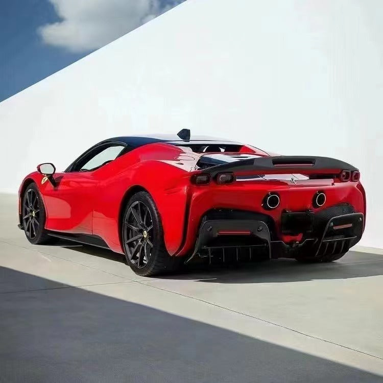 Ferrari SF90 Dry carbon fiber Rear Spoiler