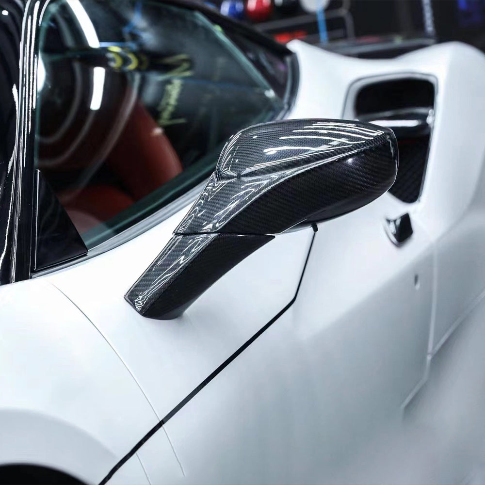 Ferrari 458/F8/488 Dry carbon fiber Mirrors