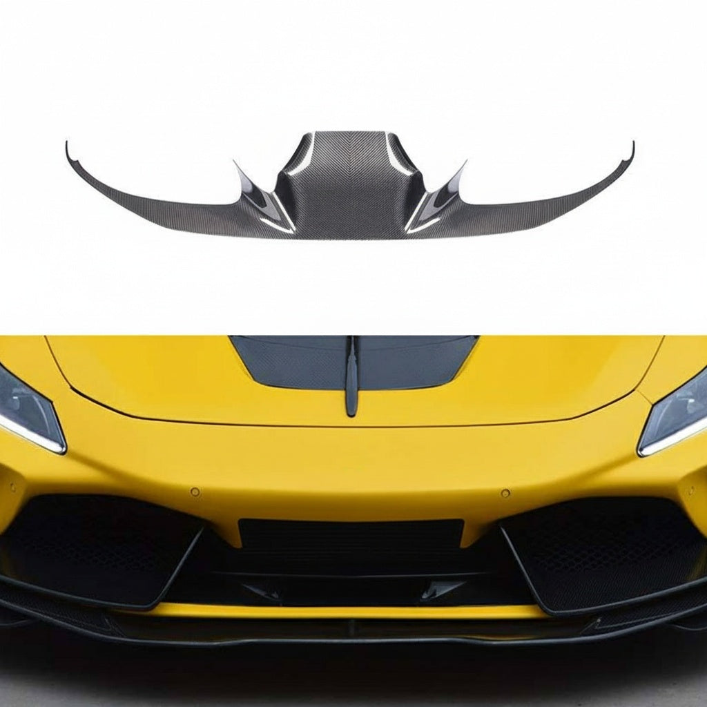 Ferrari F8 Dry carbon fiber Upper Front Lip