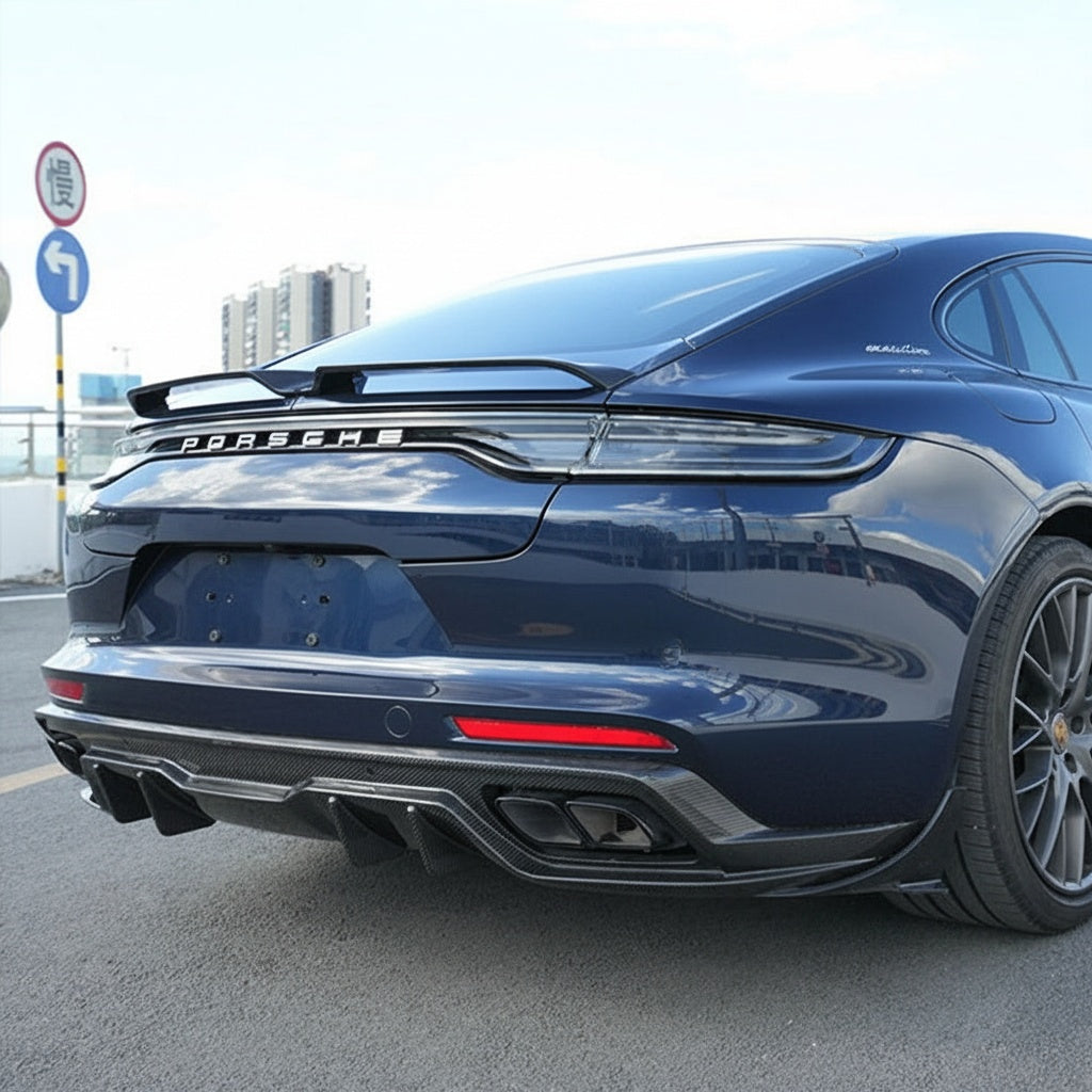 Porsche Panamera 971 Dry carbon fiber Diffuser